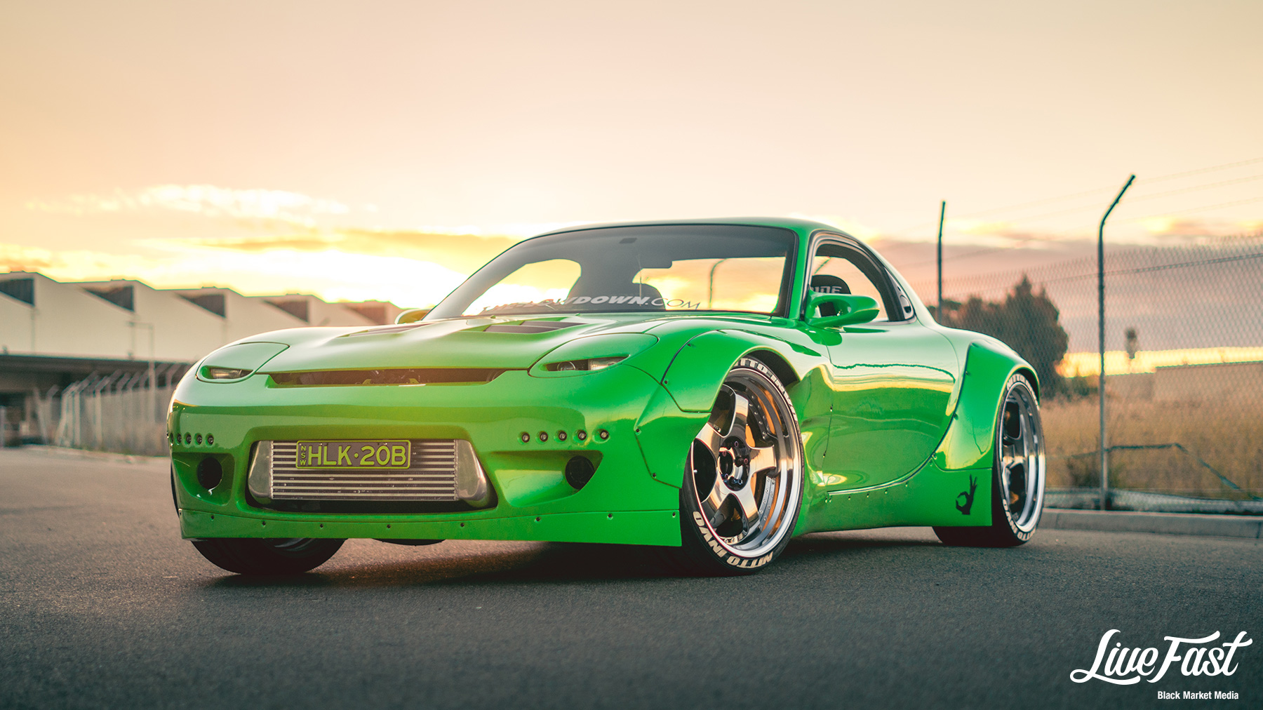 There’s Wild, Then There’s Axe’s Rocket Bunny 20B RX-7
