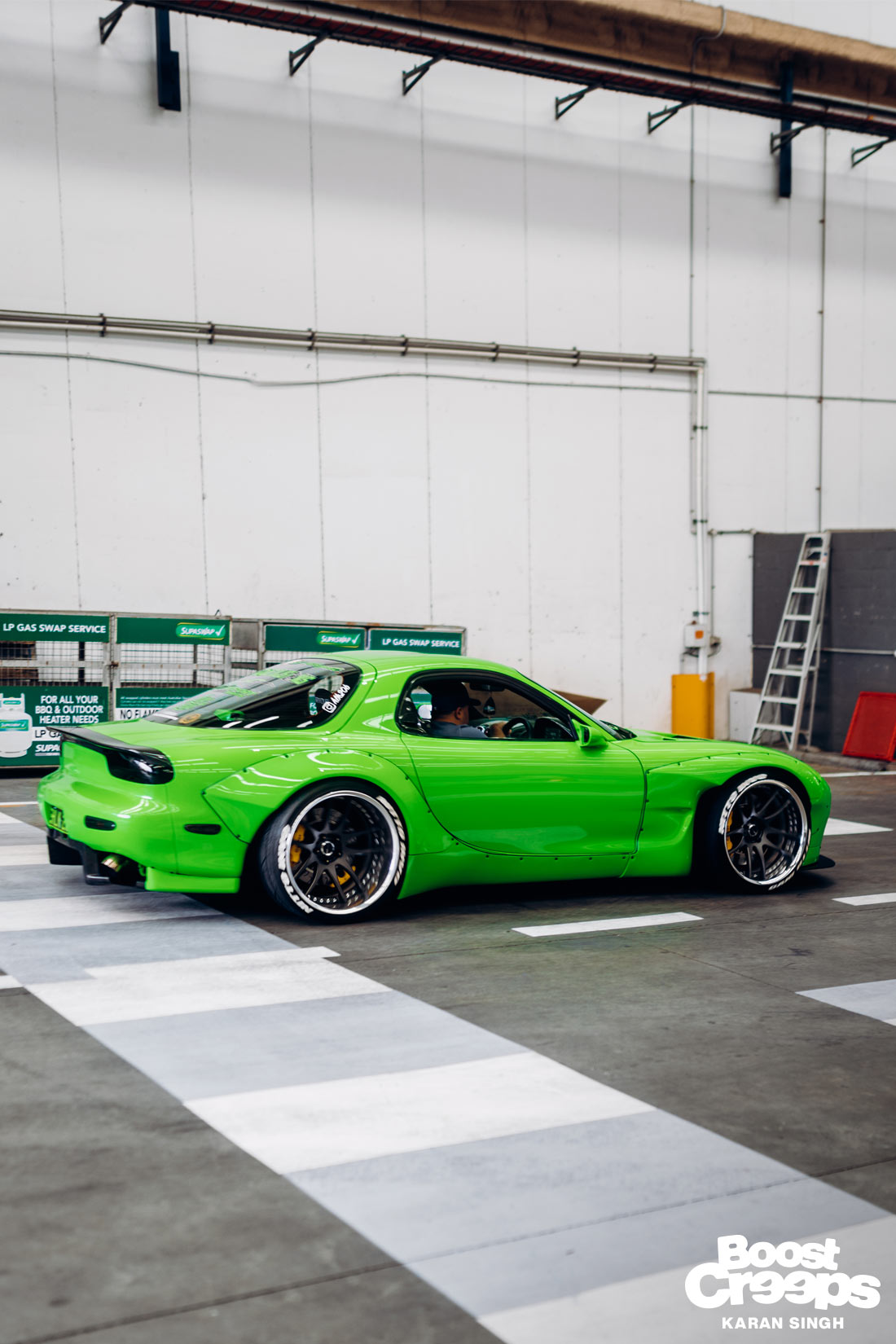 Rocket Bunny RX-7 at recent UNMARKED 22 by Snow Foam ft illiminate event